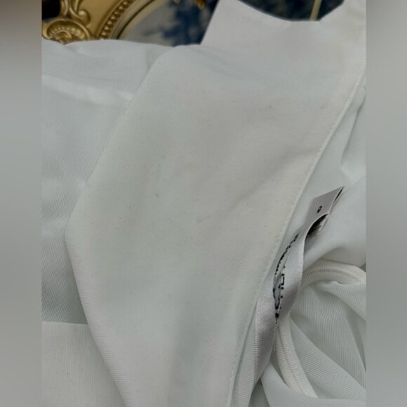 🆕 CHRISTOPHER ESBER 🧿 NWOT Venus Plunge Shirt Maxi Dress, White - Sz AU6 US 2 - Picture 16 of 16